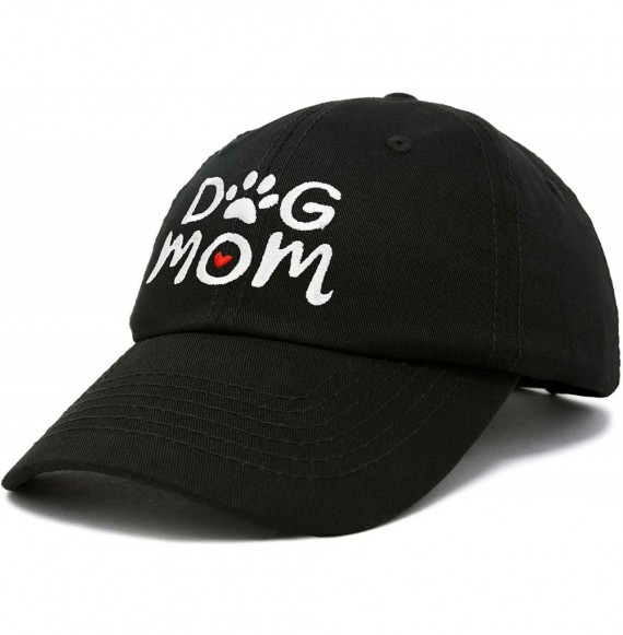 Baseball Caps Dog Mom Baseball Cap Women's Hats Dad Hat - Black - CZ18K7QGMU0