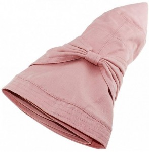 Sun Hats Floppy Brim Sun Hat UPF 50+ Cotton Wide Brim Beach Sun Protection Cap Adjustable Chin Strap Hat - Pink B - CA18DUSYD20