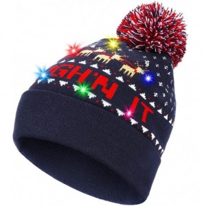 Skullies & Beanies LED Light Up Beanie Hat Christmas Cap for Women Children- Party- Bar - Multicolor-014 - CH18WG6NEKC