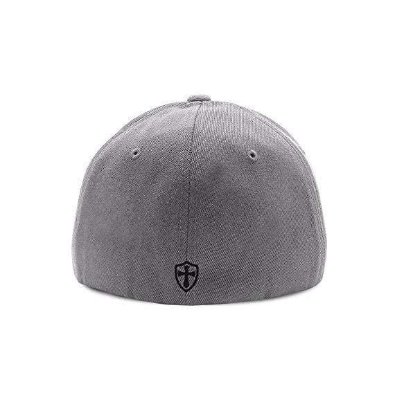 Baseball Caps Crusader Knights Templar Cross Baseball Hat - Grey / Black - C912LG3S6F7