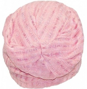 Skullies & Beanies Womens Solid Color Lightweight Rib Knit Beanie (One Size) - Pink - C412MY8ODTE