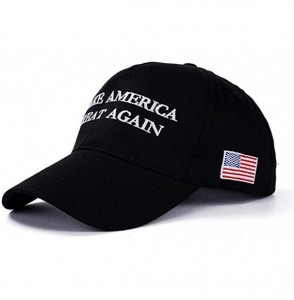 Skullies & Beanies 2 Pack Make America Great Again- USA Baseball Caps Donald Trump Hat MAGA Cap - 04 Red&black - CV18OAIK0NN