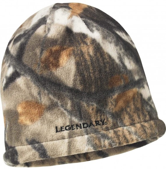 Skullies & Beanies Men's Trophy Buck Reversible Knit Camo Hat - Blaze Orange - C118A7Q7ECK