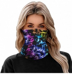 Skullies & Beanies Seamless Rave Face Mask Bandana Dust Wind UV Sun- Neck Gaiter Tube Mask Headwear- Motorcycle Women Men Fac...