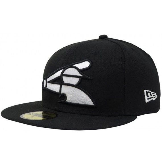 Baseball Caps White Sox Basic Black Fitted Cap - CA18D0SG3M9