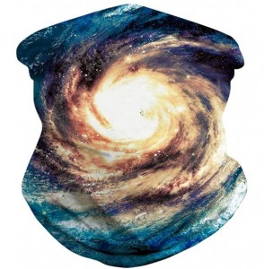 Balaclavas Women's 3D Galaxy Print Multifunctional Headwear Face Mask Headband Neck Gaiter Face Scarf - Galaxy Vortex - CL198...