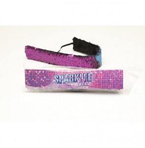 Headbands Mermaid Sequin Headband & Bracelet Color Changing Multi Color 2pack - Navy Purple - CW1809DS8WR