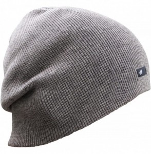 Skullies & Beanies Slouch Beanie Cap Winter Hat for Men or Women - Light Grey - CV12NDVH5F2