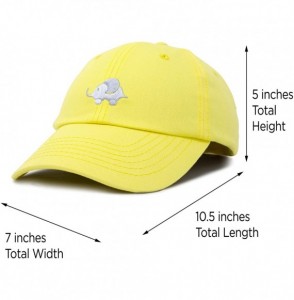 Baseball Caps Cute Elephant Hat Cotton Baseball Cap - Minion Yellow - CB18LILZ7RN