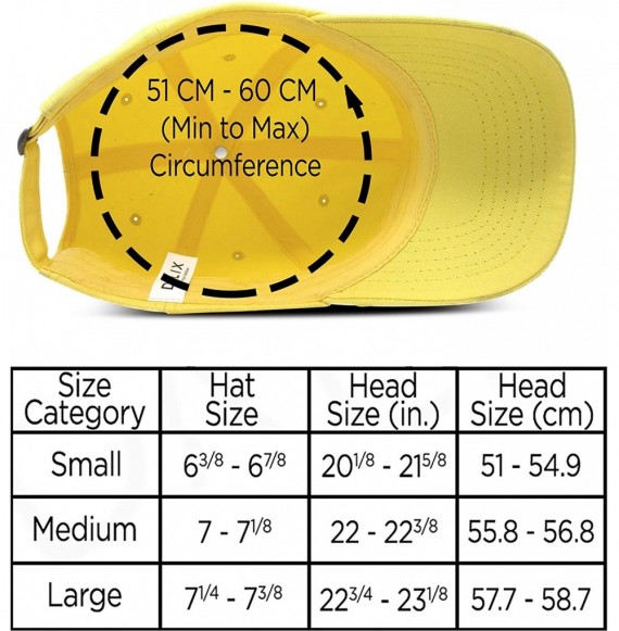 Baseball Caps Cute Elephant Hat Cotton Baseball Cap - Minion Yellow - CB18LILZ7RN