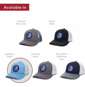 Baseball Caps Navy American Scout Patch Trucker - Light Blue/White - CH18AEL9RHX