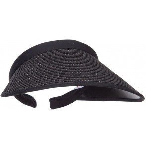 Visors Toyo Braid Clip On Paper Visor - Black - CP12FV93WBP