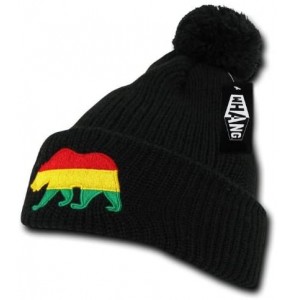 Skullies & Beanies Pom Cali Bear Beanies - Rasta 2 - CC11GN7E6DX