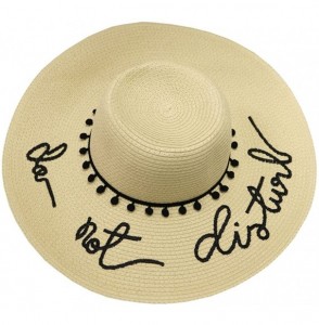 Sun Hats Women Pmf100 7 Inch Wide Wired Brim Sun Floppy Hat - Pmf220 Natural - CM18G5U7G3W