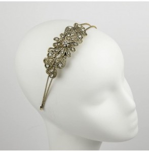 Headbands Ornate Filigree Flower Headband - CW11KUZV6OV