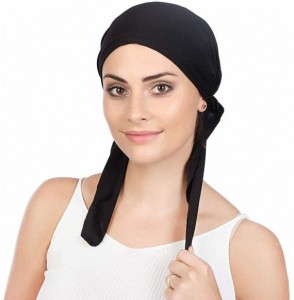 Skullies & Beanies 3Pack Chemo Hat Turban Headscarves for Women Cancer Headwear - White Gray Black - CV196OE78NX