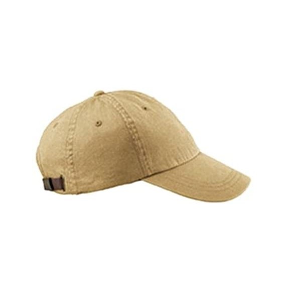 Baseball Caps Monogrammed 6-Panel Low-Profile Washed Pigment-Dyed Cap - Chamois - CP12IJQE8M9