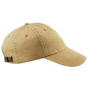 Baseball Caps Monogrammed 6-Panel Low-Profile Washed Pigment-Dyed Cap - Chamois - CP12IJQE8M9