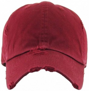 Baseball Caps President Election Embroidered Adjustable Distressed - Maroon - CX1986MOM48