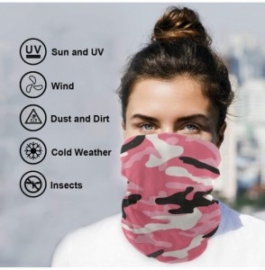 Balaclavas Camo Pink Camouflage Face Sun Dust Mask Mens Neck Gaiters Magic Scarf Seamless Bandana Outdoor Sport Recreation - ...