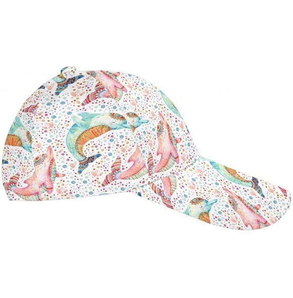 Baseball Caps Octopus Tentacles Sea Turtle Dolphin Adjustable Unisex Men Women All Over Print Dad Caps Classic Baseball Hats ...