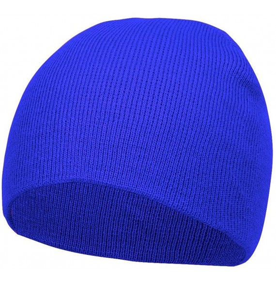 Skullies & Beanies Short Cuffless Beanies - Polo Blue - CK112PDERN3