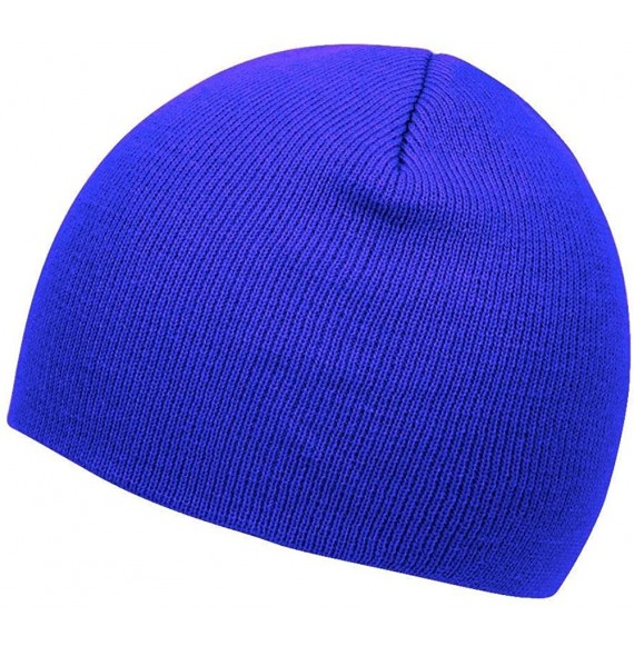 Skullies & Beanies Short Cuffless Beanies - Polo Blue - CK112PDERN3