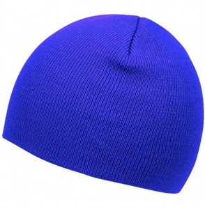 Skullies & Beanies Short Cuffless Beanies - Polo Blue - CK112PDERN3