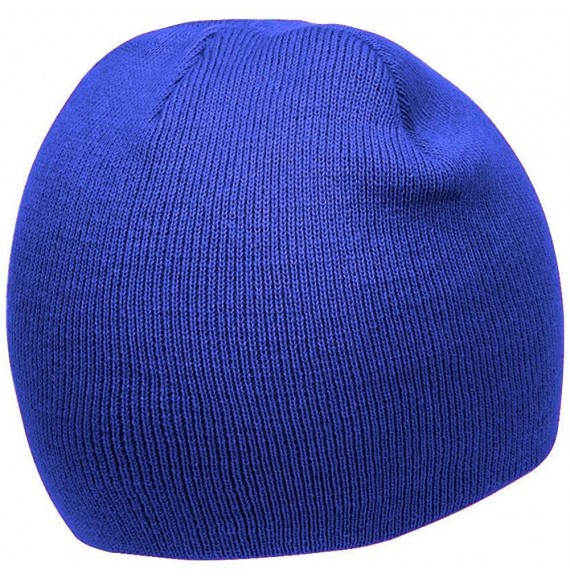 Skullies & Beanies Short Cuffless Beanies - Polo Blue - CK112PDERN3