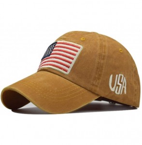 Baseball Caps Unisex Retro American Flag Old Letter Baseball Cap-Embroidered Logo American Cap for Men Women Sports Outdoor -...