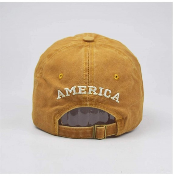 Baseball Caps Unisex Retro American Flag Old Letter Baseball Cap-Embroidered Logo American Cap for Men Women Sports Outdoor -...