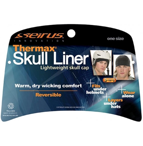 Skullies & Beanies Thermax Skull Liner 2225 - Black - CY183GD35IR