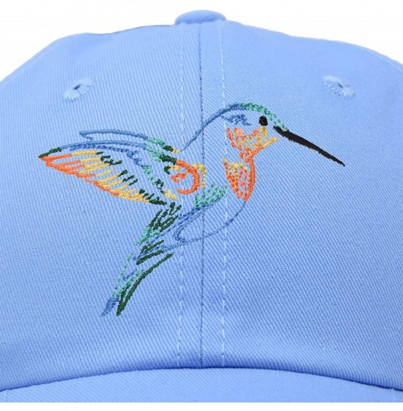 Baseball Caps Hummingbird Hat Baseball Cap Mom Nature Wildlife Birdwatcher Gift - Light Blue - CA18SN9RODM