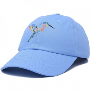 Baseball Caps Hummingbird Hat Baseball Cap Mom Nature Wildlife Birdwatcher Gift - Light Blue - CA18SN9RODM