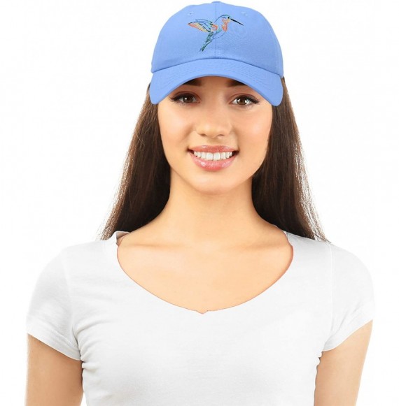 Baseball Caps Hummingbird Hat Baseball Cap Mom Nature Wildlife Birdwatcher Gift - Light Blue - CA18SN9RODM