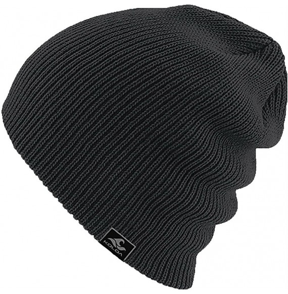 Skullies & Beanies Original Soft & Cozy Beanies - Heather Black - CX12J9DEY75