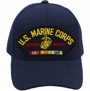 Baseball Caps US Marine Corps - Vietnam War Hat/Ballcap Adjustable One Size Fits Most - Navy Blue - C218ROSA9Q5