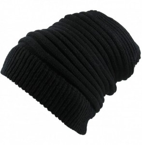 Skullies & Beanies Rasta Long Slinky Beanie Hats - Black - CA17Z2EITW0