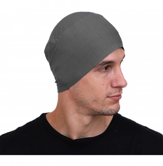 Skullies & Beanies Men's Cotton Beanies (Multicolours- Free Size) - C618EQRC6SS