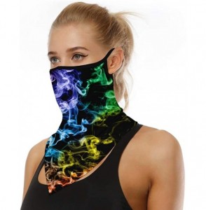 Skullies & Beanies Face Scarf Bandana Ear Loops Face Mask Rave Balaclava Men Women Neck Gaiters Dust Wind Motorcycle Mask Hea...