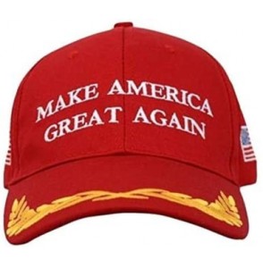 Baseball Caps Make America Great Again Hat [Red]- USA MAGA Cap Adjustable Baseball Hat - C218HAWMCN2