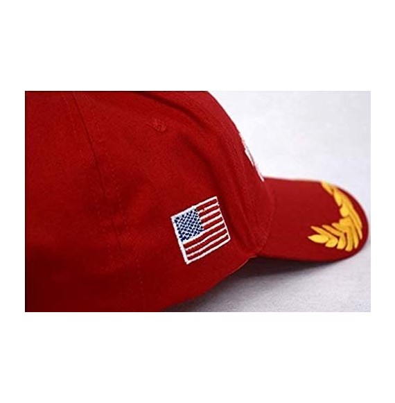 Baseball Caps Make America Great Again Hat [Red]- USA MAGA Cap Adjustable Baseball Hat - C218HAWMCN2