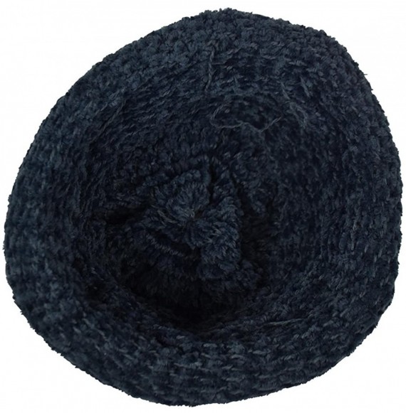 Skullies & Beanies Chenille Pull On Hat - Grey - C7188A9MTSR