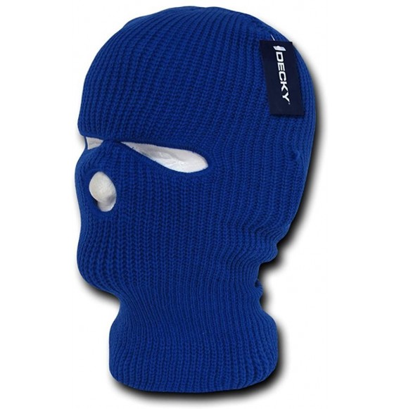 Skullies & Beanies Face Mask 3 Holes Beanie - Royal - C5116XPUR8N