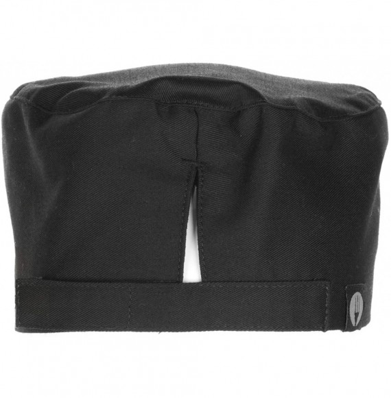 Skullies & Beanies Unisex Chef Beanie - Black - C811PYVQB9V