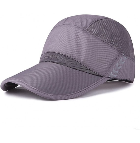 Sun Hats Quick Dry Baseball Cap Visor Hat Breathable Unstructured Sport Hats - Dark Grey - CD12HEQR2RX