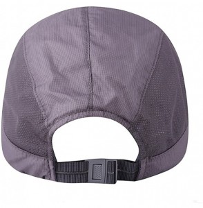 Sun Hats Quick Dry Baseball Cap Visor Hat Breathable Unstructured Sport Hats - Dark Grey - CD12HEQR2RX