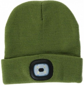 Skullies & Beanies Rechargeable LED Beanie - Green - CY18H2IHCDW