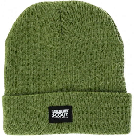 Skullies & Beanies Rechargeable LED Beanie - Green - CY18H2IHCDW