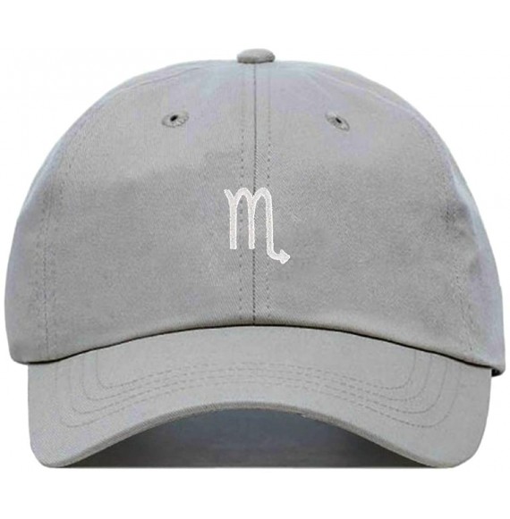 Baseball Caps Scorpio Baseball Hat- Embroidered Dad Cap- Unstructured Soft Cotton- Adjustable Strap Back (Multiple Colors) - ...